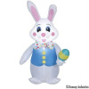 Easter Bunny with Vest - Bow Tie - and Egg Airblown Inflatable
